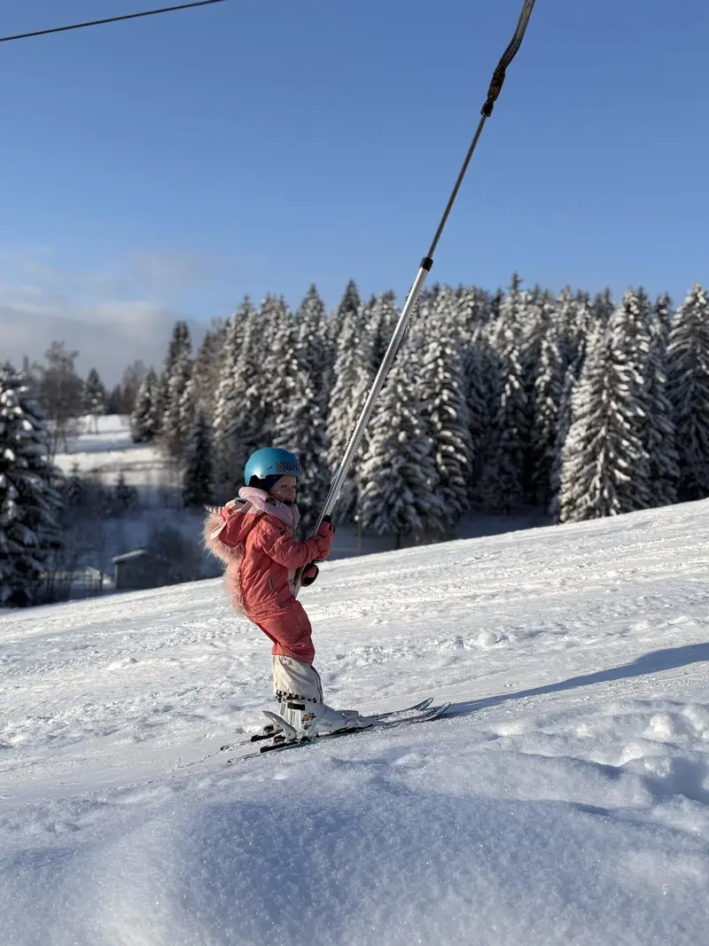 Školka na sněhu