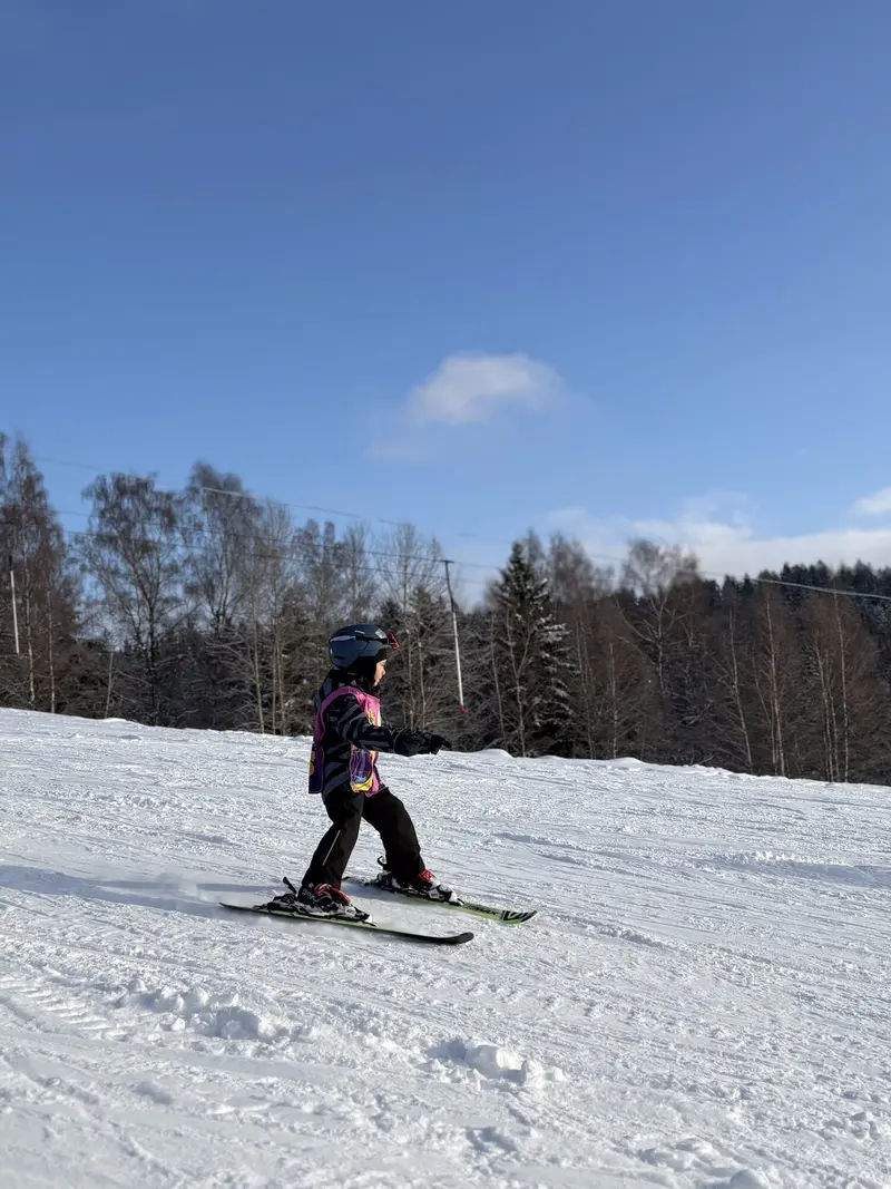 Školka na sněhu