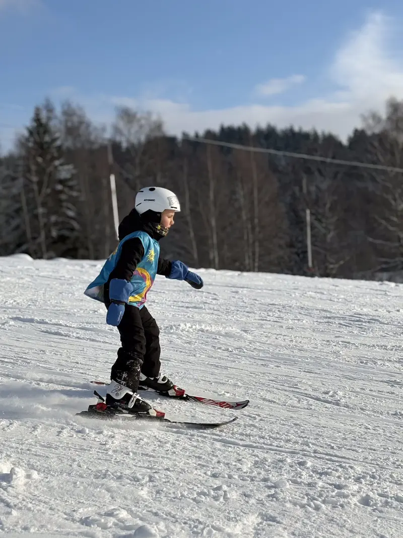 Školka na sněhu